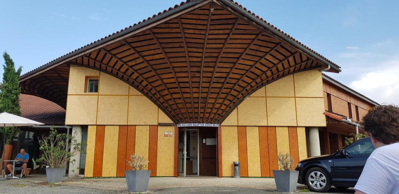 Hotel Eco Logis Espace Bellevue Séméac Exterior foto